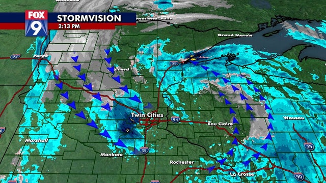Minnesota weather: Rain transitions to wintry mix Wednesday evening