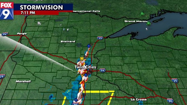 Saturday storms bring strong wind gusts