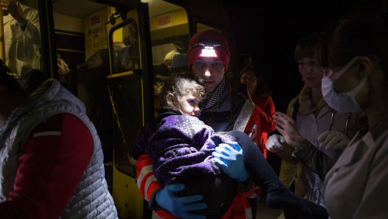 Humanitarian convoy of 42 buses from Mariupol to Zaporizhzhia