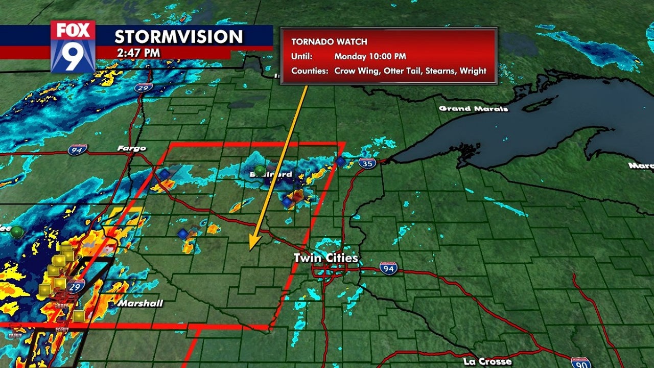 'Particularly dangerous situation' tornado watch issued for west-central Minnesota - Vimarsana News