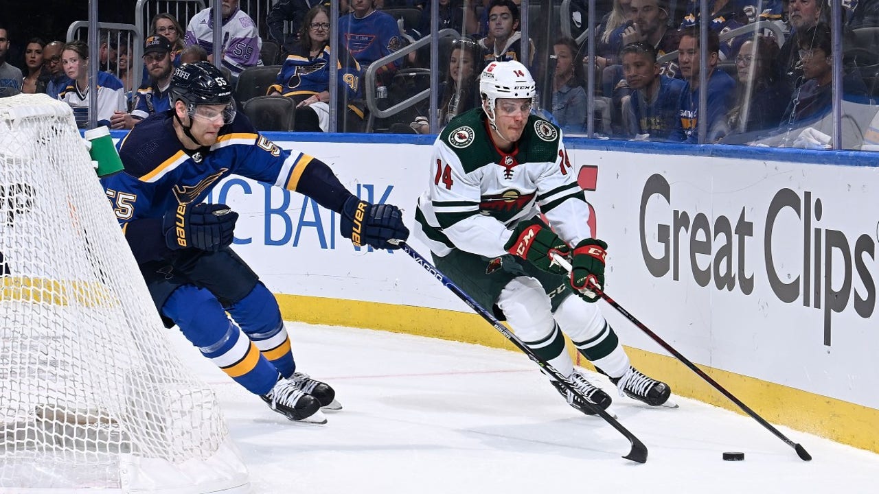 Minnesota Wild Drops Game 4 To St Louis Blues 5 2 Series Tied 2 2   Minnesota Wild Joel Eriksson Ek 