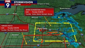 Minnesota weather: Tornado, severe thunderstorm watches in effect