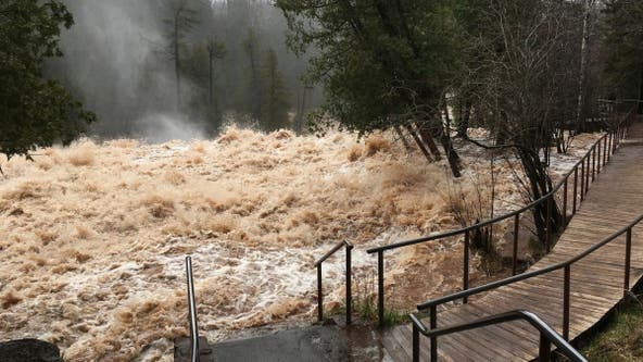 Dangerous high waters close North Shore state parks, Minnesota DNR says
