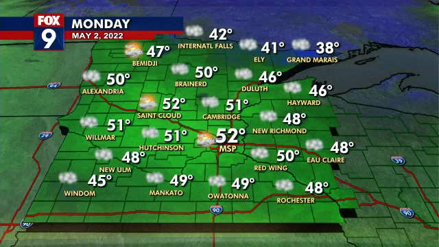 Minnesota weather: Seasonable temperatures in store this week