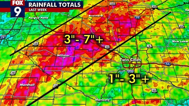 Water levels on Minnesota rivers climbing amid wet start to May