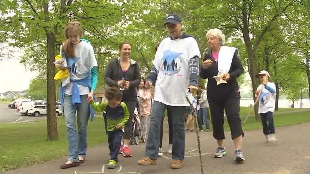 Stroke survivor raising awareness for Strides for Stroke Walk