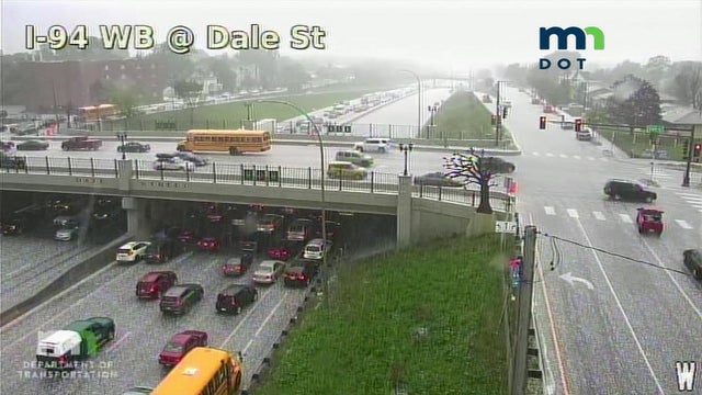 Watch: Motorists dodge hail as storm rolls through Twin Cities