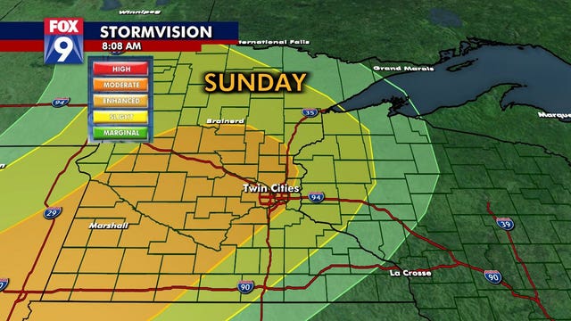 Minnesota weather: Severe storms develop overnight into Monday