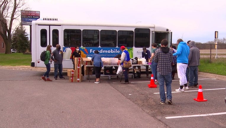 The Food Mobile van at work