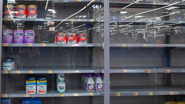 Biden cites strain on families from infant formula shortage