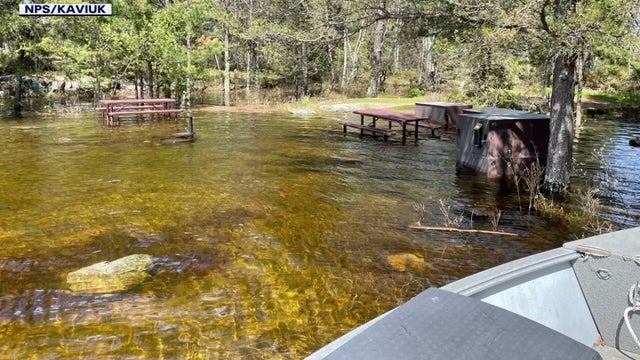Historic flooding at Voyageurs National Park