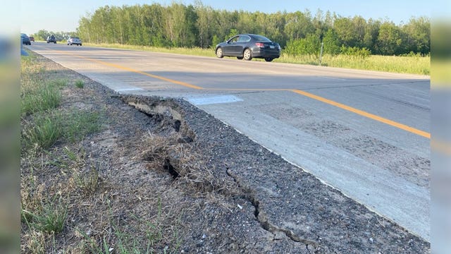 Extreme heat causes I-35 in Chisago County to buckle