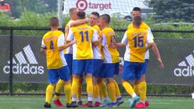 Ukraine boys soccer in Minnesota, raising awareness for war-torn country