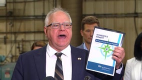 Walz 10-year economic plan calls for childcare credits, out-of-state marketing