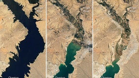 NASA imagery shows Lake Mead water levels lowest in more than 80 years