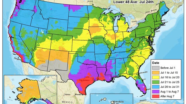 We're now heading through Minnesota's warmest time of the year