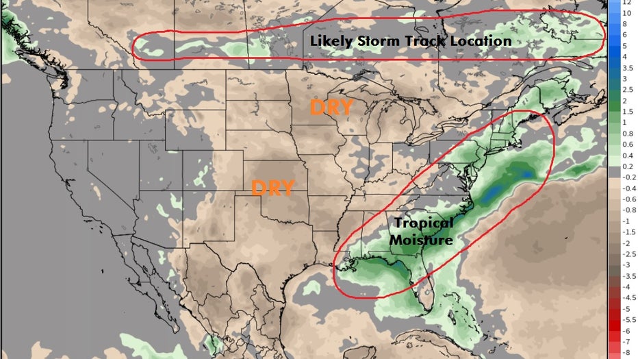 Precipitation anomaly 