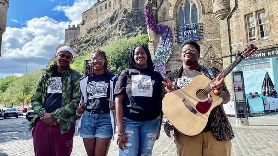 Black high school students from Minnesota perform at Fringe Festival in Scotland