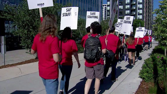 Nurses picket in Minneapolis as threat of massive strike looms