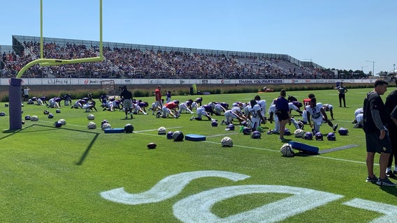 Vikings open training camp July 26, 12 practices open to fans