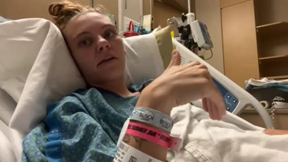 Watch: Apple River stabbing victim shares story from hospital bed