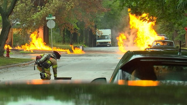 St. Paul natural gas fire likely caused by lightning strike prompts evacuation
