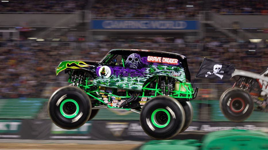 Hitting real life monster truck jumps at Minneapolis Minnesota on