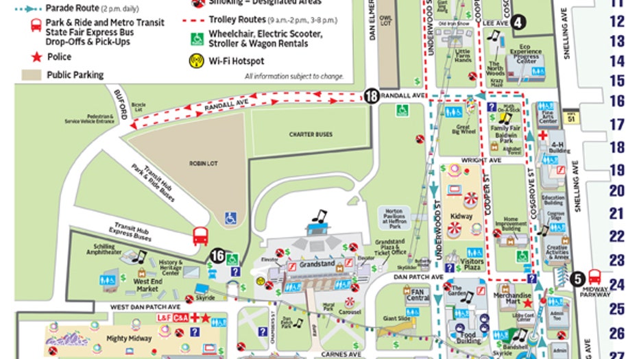 Minnesota State Fair What You Need To Know For The 2022 Event FOX 9   Minnesota State Fair Map 