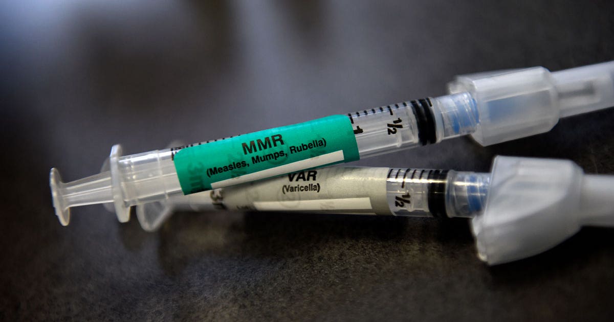 Trump executive order proposes spacing out childhood vaccines, separating MMR