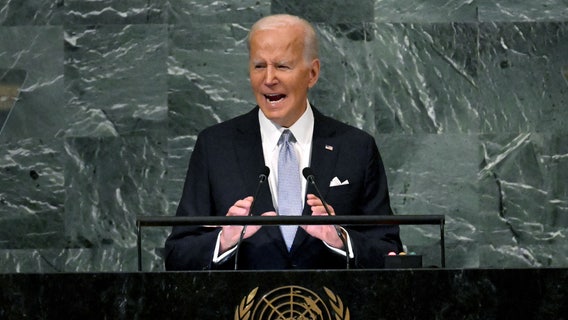 Biden accuses Putin of violating United Nations charter with 'brutal, needless' war