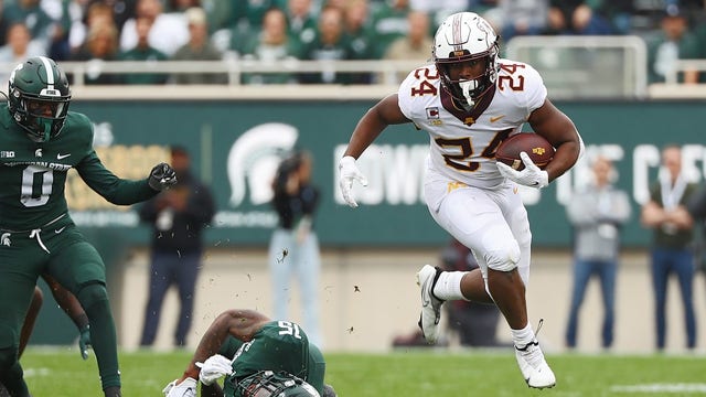 Gophers open Big Ten play with dominant 34-7 win at Michigan State