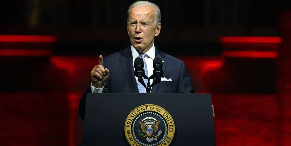 Biden warns 'equality and democracy are under assault,' urges people to vote