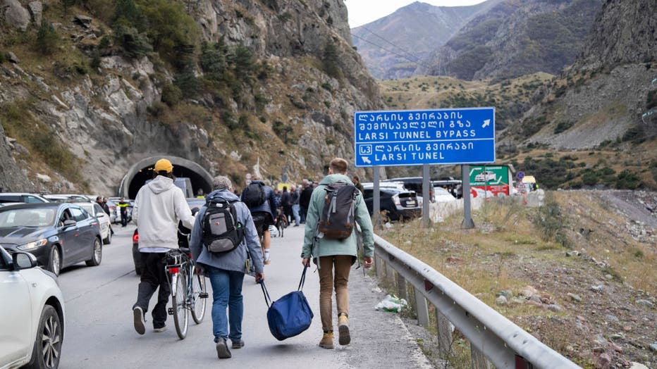 Russians Cross The Border Into Georgia To Escape Military Service