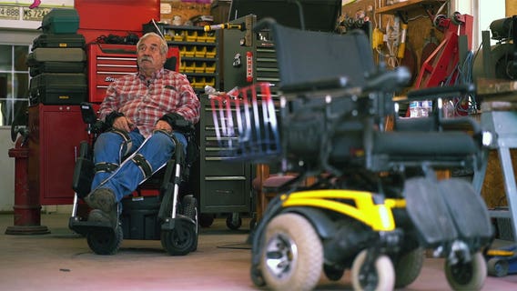 Retired Brainerd mechanic spends free time fixing wheelchairs for veterans