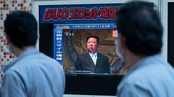 North Korea fires ballistic missile over Japan in escalation
