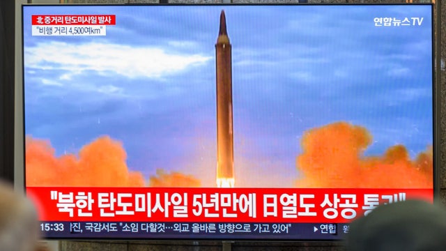 North Korea fires 2 more missiles toward sea as US redeploys aircraft carriers