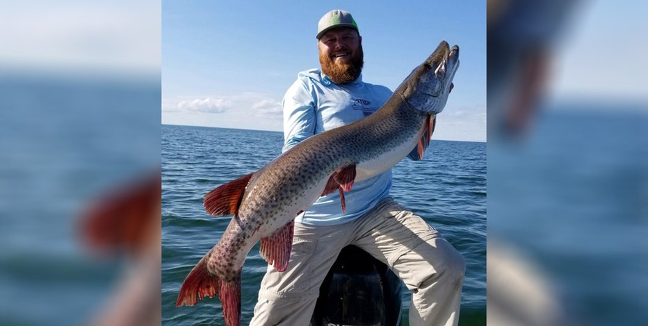 Angler's muskie from Mille Lacs Lake sets Minnesota state record