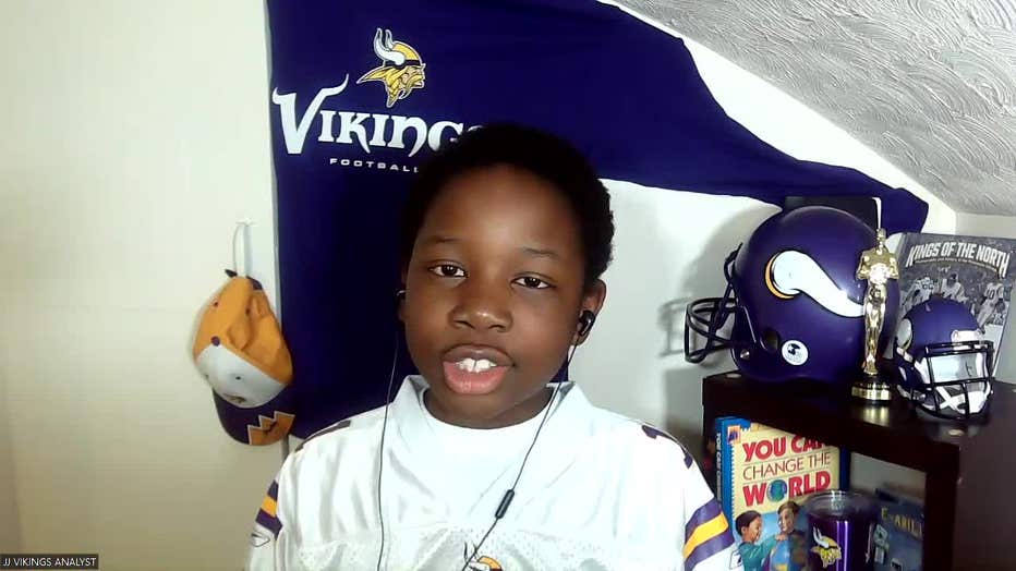 Die-hard 12-year-old Minnesota Vikings fan shares passion for the sport