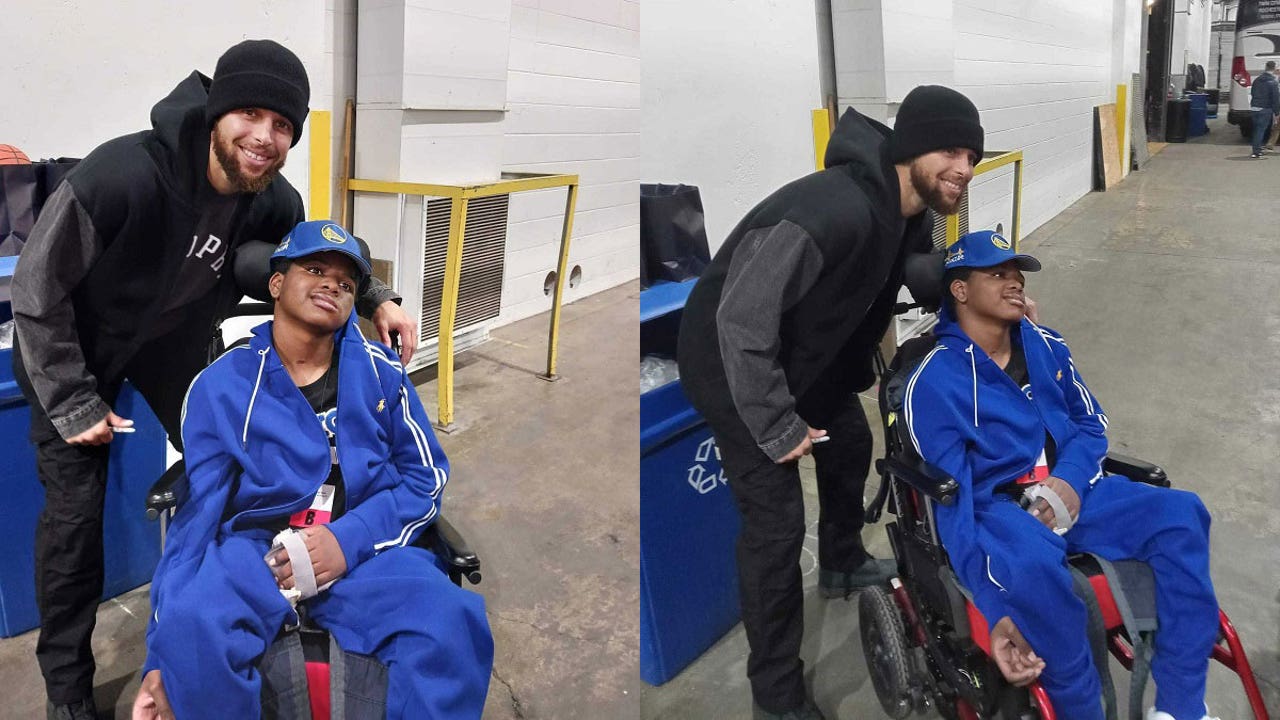 Steph Curry Meets With Boy Seriously Hurt In Minneapolis Shooting | FOX ...