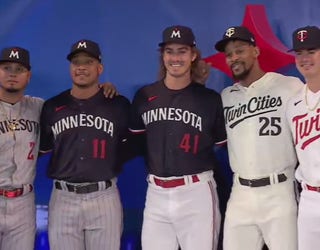 Twins unveil 4 new uniforms, new 'M' logo with North Star - Sports  Illustrated Minnesota Sports, News, Analysis, and More
