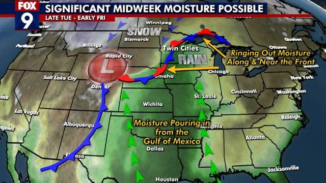 Minnesota weather: Significant moisture is finally heading for Minnesota this week