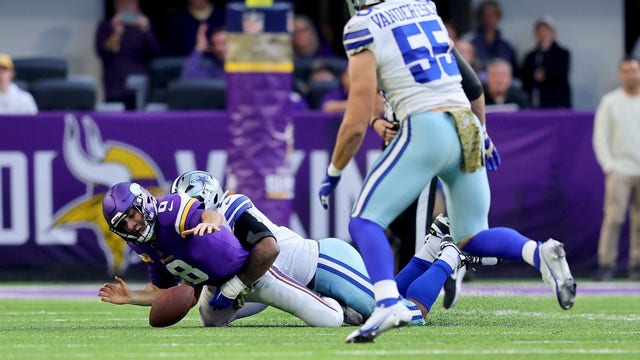 'Unacceptable': Vikings demolished in 40-3 loss to Cowboys, win streak ends at 7