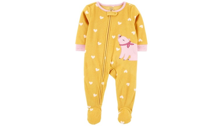 Recall Carter s infant fleece pajamas pose potential puncture