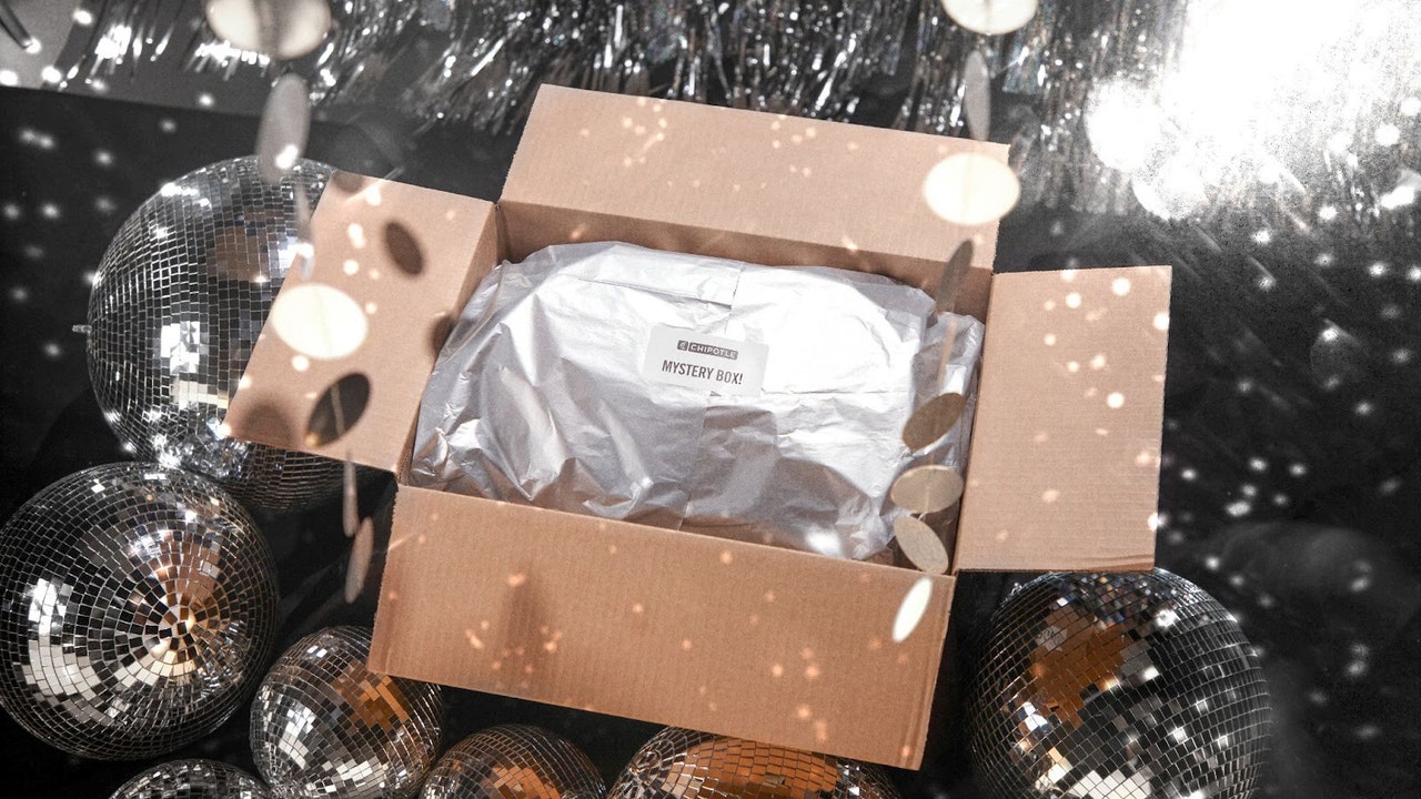 Chipotle selling mystery boxes with fan merchandise, hidden $500 gift cards