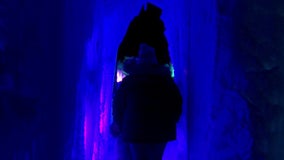 Inside the ice palace at a Delano, Minn. winery