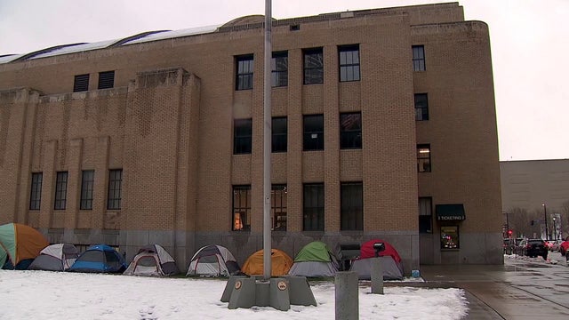 Rain doesn't dampen excitement for The 1975 fans camped outside the Armory