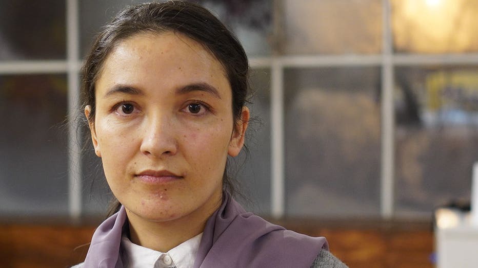 Zahra Wahidy, a former Afghan journalist who worked as a researcher for USAID, fled her homeland after the Taliban retook the county last August. She now lives in Minnesota on a temporary visa and fears she will be killed if she is forced to return to Afghanistan. (Jared Goyette/ Fox 9)