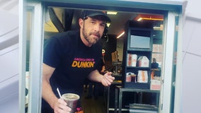 May I take your order? Ben Affleck surprises customers at  Dunkin’ drive-thru