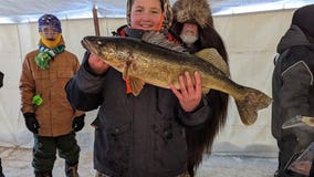 Minnesota boy, 13, wins truck after hauling in huge walleye