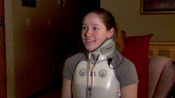 Gustavus women's hockey player on road to recovery after spinal injury